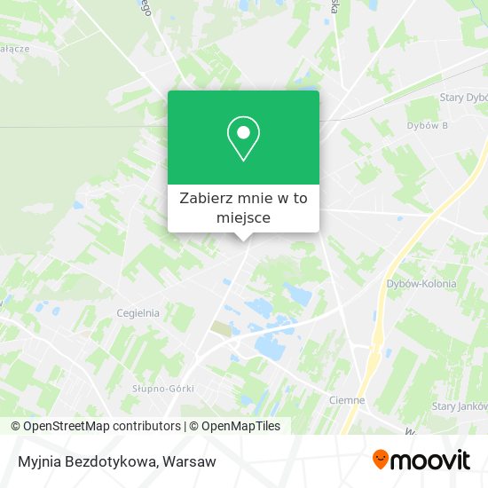 Mapa Myjnia Bezdotykowa