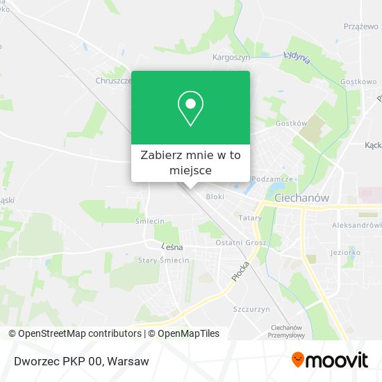 Mapa Dworzec PKP 00