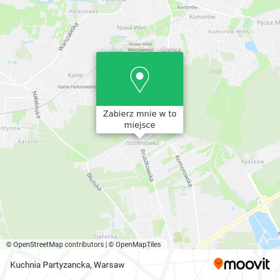 Mapa Kuchnia Partyzancka