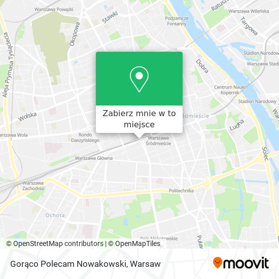 Mapa Gorąco Polecam Nowakowski