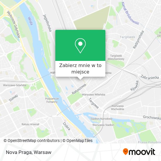 Mapa Nova Praga