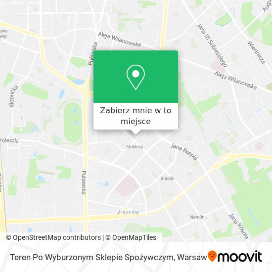 Mapa Teren Po Wyburzonym Sklepie Spożywczym