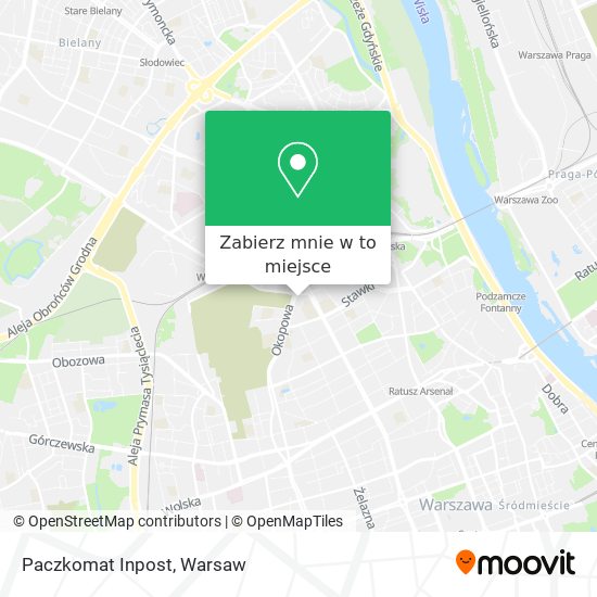 Mapa Paczkomat Inpost