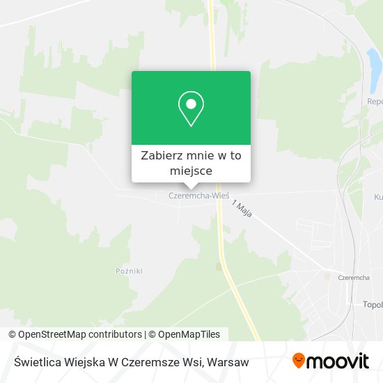 Mapa Świetlica Wiejska W Czeremsze Wsi