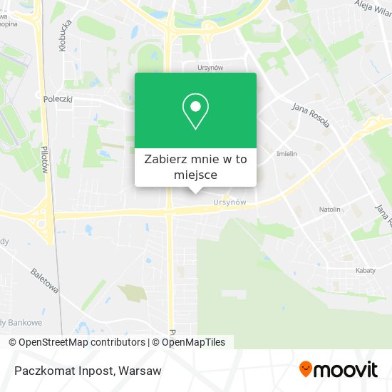 Mapa Paczkomat Inpost