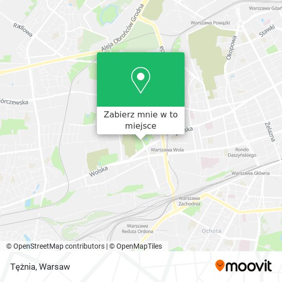 Mapa Tężnia