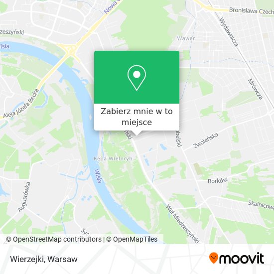 Mapa Wierzejki