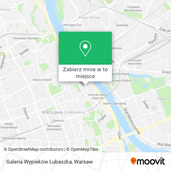 Mapa Galeria Wypieków Lubaszka