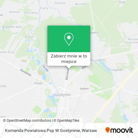 Mapa Komenda Powiatowa Psp W Gostyninie