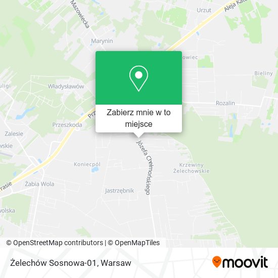 Mapa Żelechów Sosnowa-01