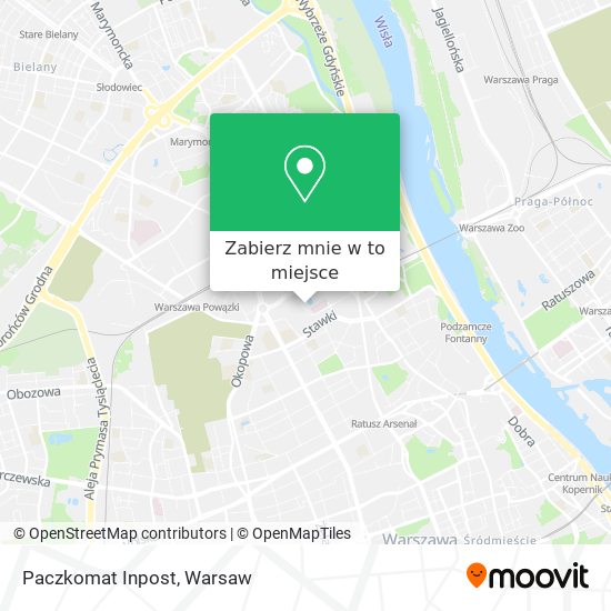 Mapa Paczkomat Inpost