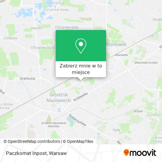 Mapa Paczkomat Inpost