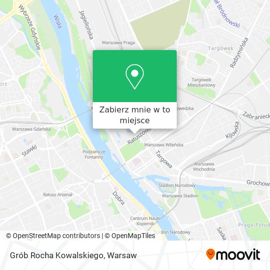 Mapa Grób Rocha Kowalskiego