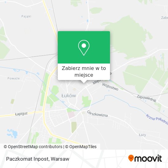 Mapa Paczkomat Inpost