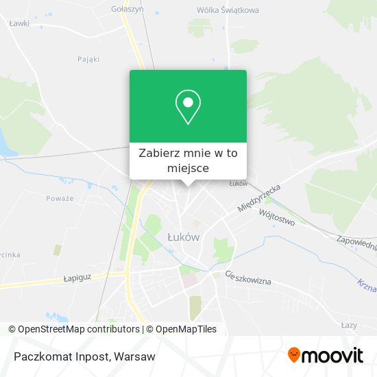 Mapa Paczkomat Inpost