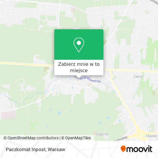 Mapa Paczkomat Inpost