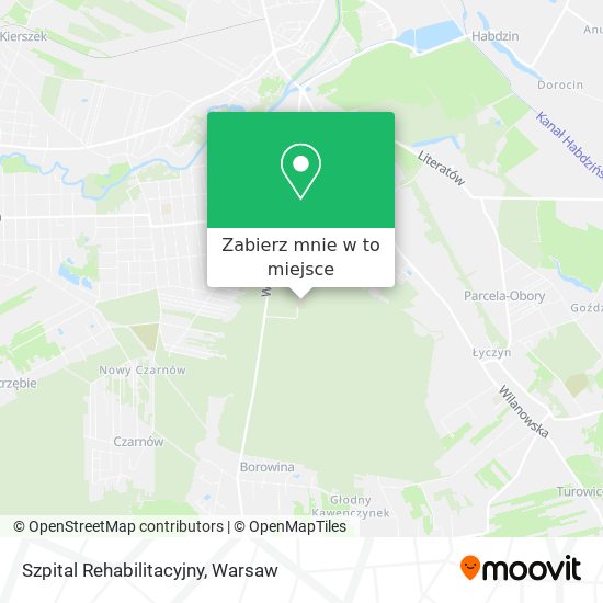 Mapa Szpital Rehabilitacyjny