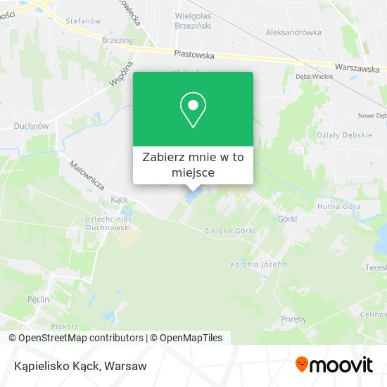 Mapa Kąpielisko Kąck