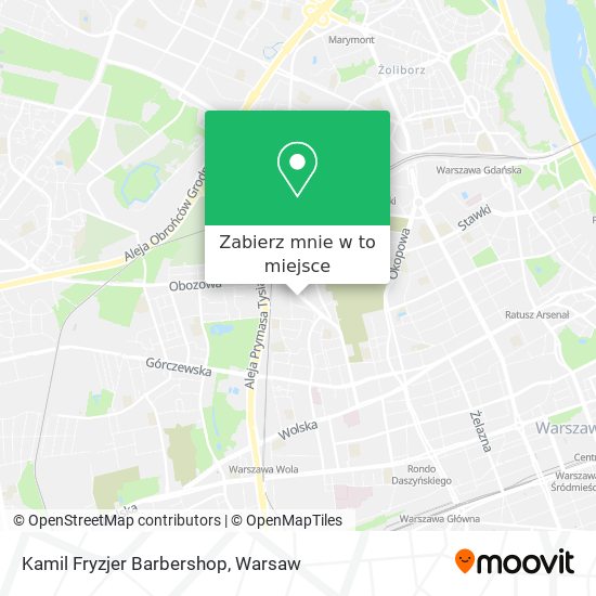 Mapa Kamil Fryzjer Barbershop