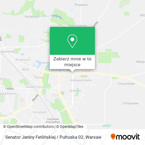 Mapa Senator Janiny Fetlińskiej / Pułtuska 02