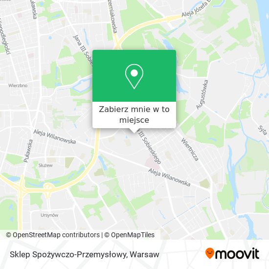 Mapa Sklep Spożywczo-Przemysłowy