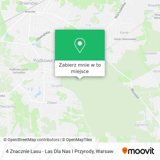 Mapa 4 Znacznie Lasu - Las Dla Nas I Przyrody