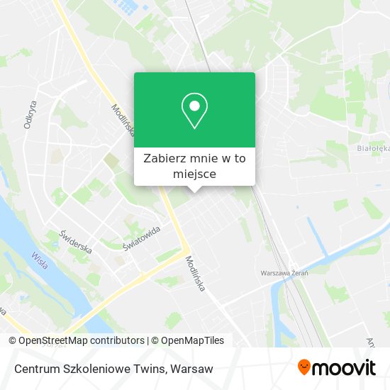 Mapa Centrum Szkoleniowe Twins