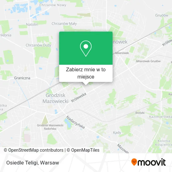 Mapa Osiedle Teligi