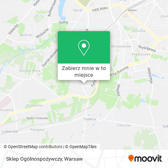 Mapa Sklep Ogólnospożywczy