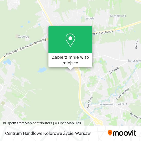 Mapa Centrum Handlowe Kolorowe Życie