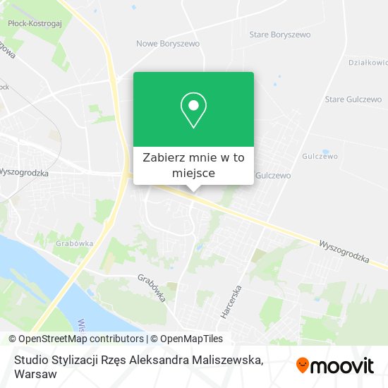 Mapa Studio Stylizacji Rzęs Aleksandra Maliszewska