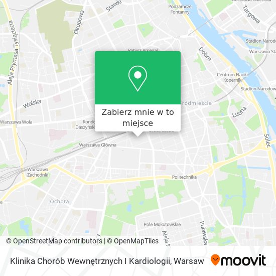 Mapa Klinika Chorób Wewnętrznych I Kardiologii