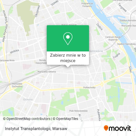 Mapa Instytut Transplantologii