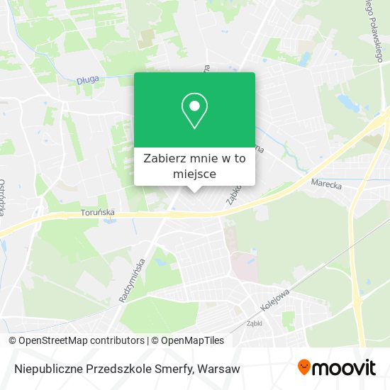 Mapa Niepubliczne Przedszkole Smerfy