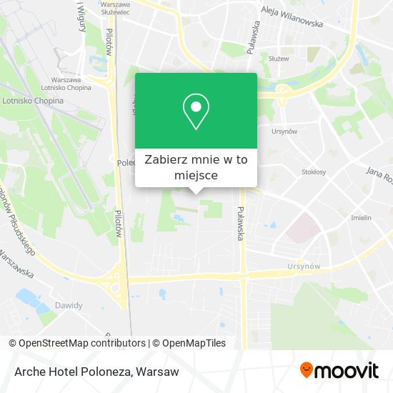 Mapa Arche Hotel Poloneza