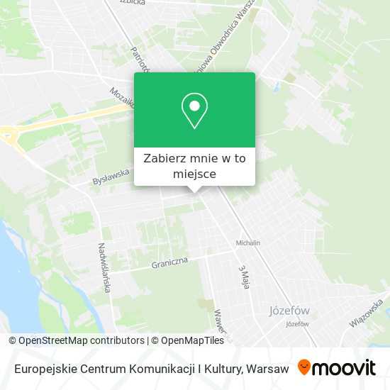 Mapa Europejskie Centrum Komunikacji I Kultury