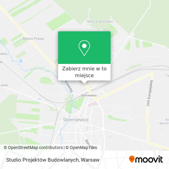 Mapa Studio Projektów Budowlanych