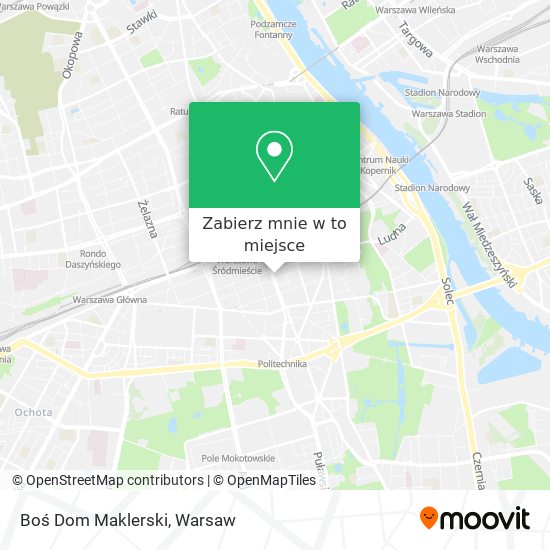 Mapa Boś Dom Maklerski