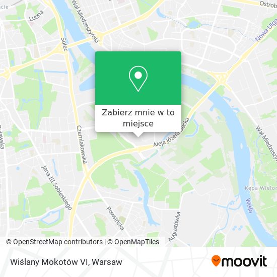 Mapa Wiślany Mokotów VI