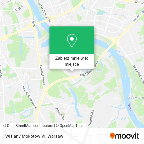Mapa Wiślany Mokotów VI