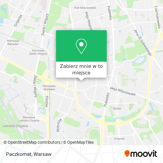 Mapa Paczkomat