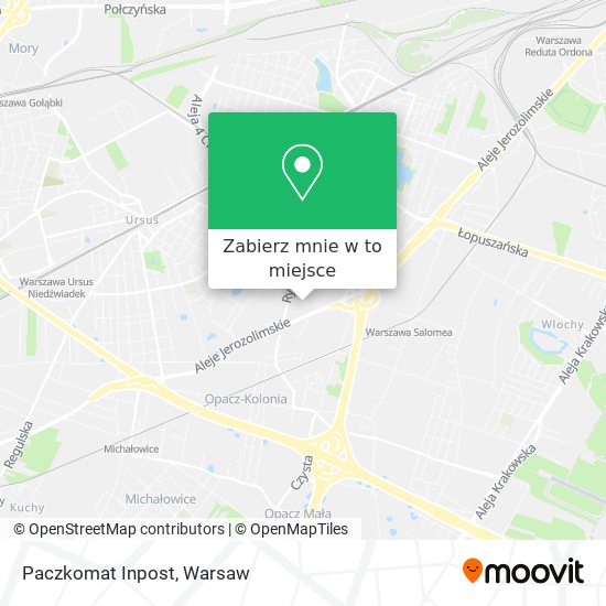 Mapa Paczkomat Inpost