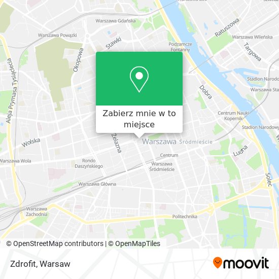 Mapa Zdrofit