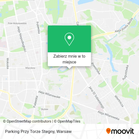 Mapa Parking Przy Torze Stegny