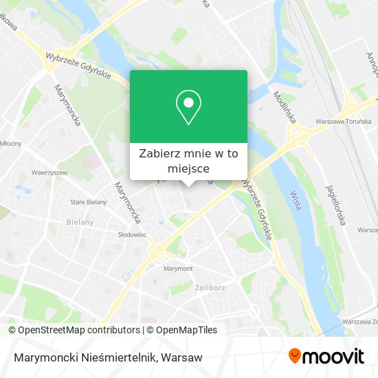 Mapa Marymoncki Nieśmiertelnik