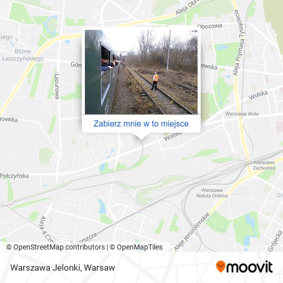 Mapa Warszawa Jelonki