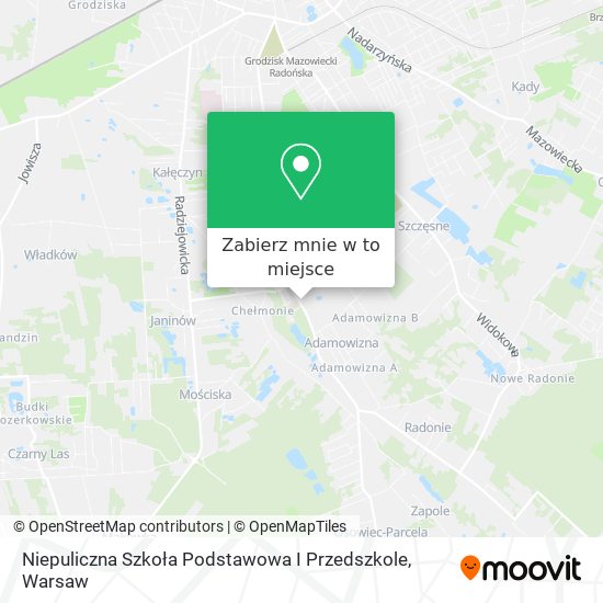 Mapa Niepuliczna Szkoła Podstawowa I Przedszkole