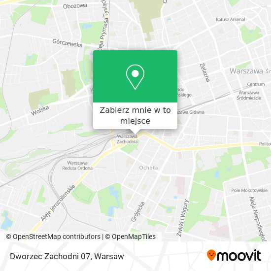 Mapa Dworzec Zachodni 07