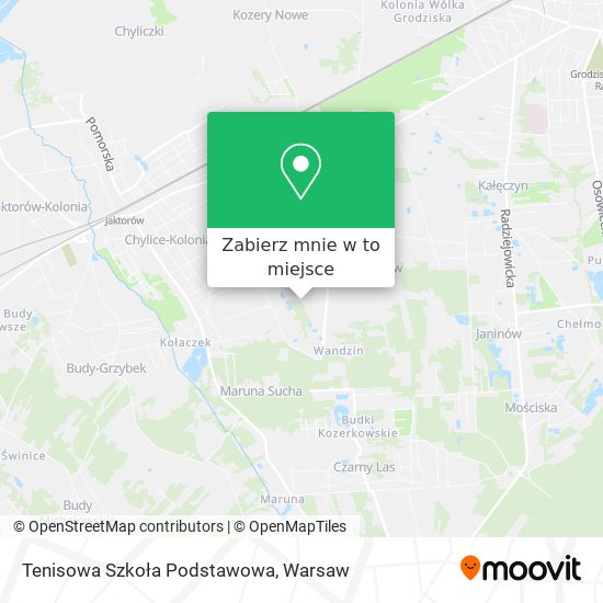 Mapa Tenisowa Szkoła Podstawowa