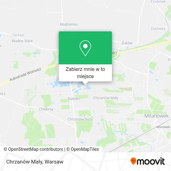 Mapa Chrzanów Mały